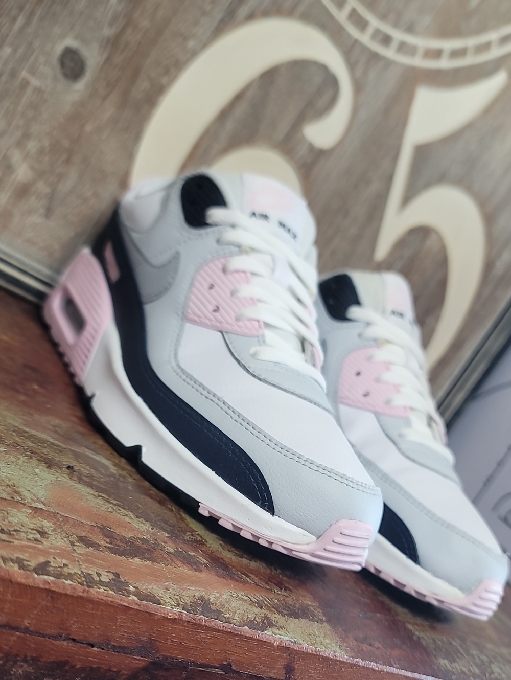 🔥 Nike Air Max 90 LTR "Pink Foam/Armory Navy" Wmns 7 Great Cond! Fast Shipping - Picture 6 of 16